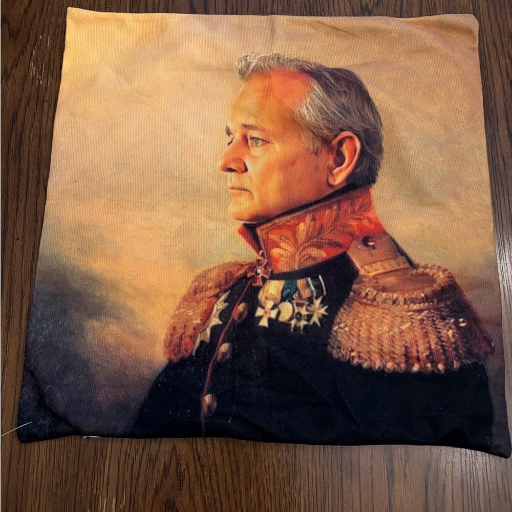 Bill Murray General Vintage Style Portrait Pillow Cover